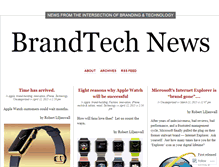 Tablet Screenshot of brandtechnews.net